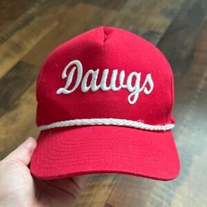 Red Dawgs Cap with White Embroidery